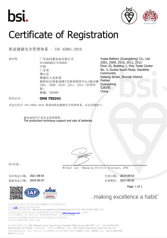 ISO45001 2025-2028