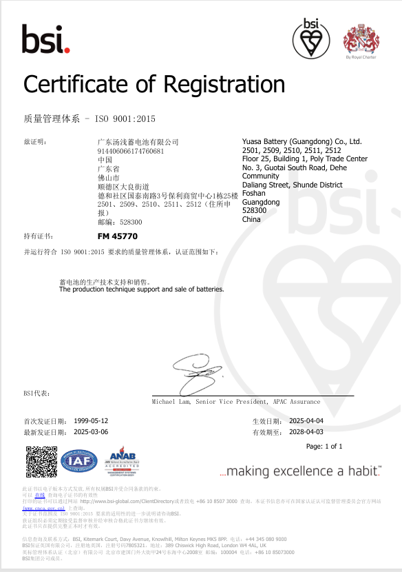 ISO9001  2025-2028